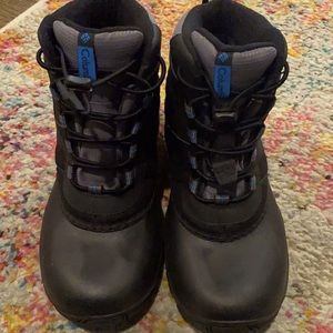 BRAND NEW Columbia Boots size 3 in little kids. Son never got wear them.